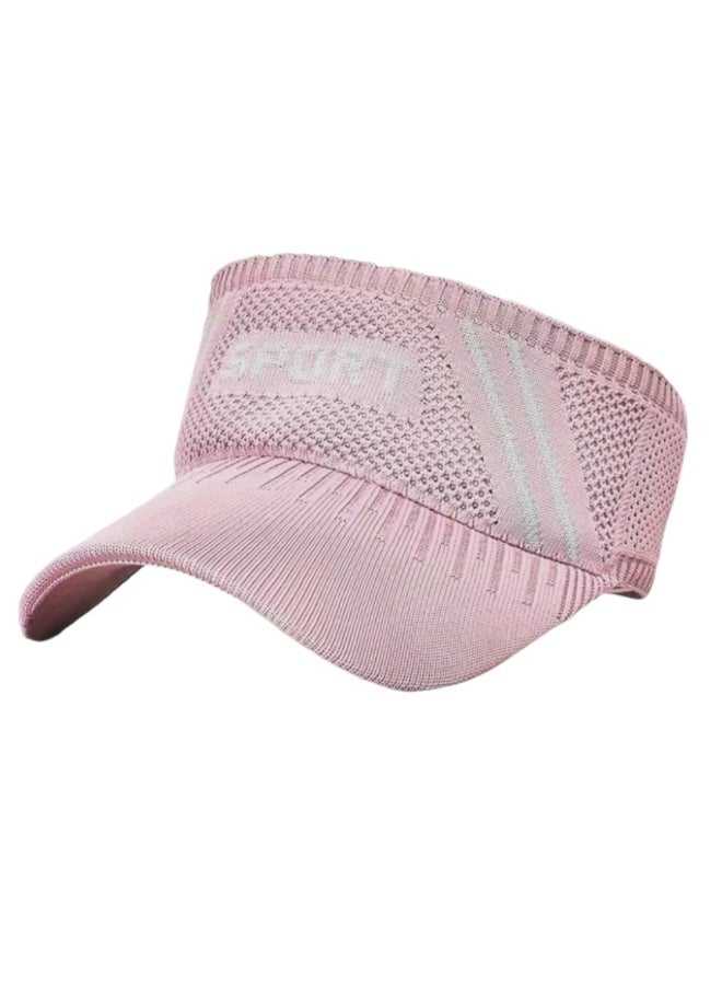 Unisex Sport Tennis Visor Cap, Open Top Summer Casual Sun Hat - Image 2