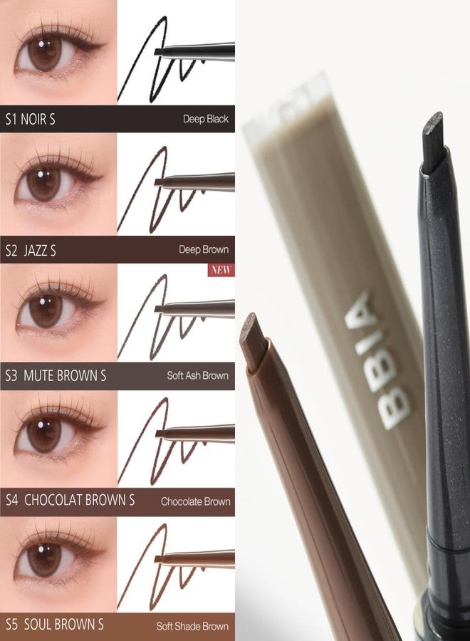 BBI@ BBIA BBIA Last Auto Gel Eyeliner SLIM 5 Colors - Ultra-Fine Waterproof Mechanical Gel Eye Liner Pencil Smudge-Proof Easy Drawing Smooth Gliding Texture Vegan Korean Eye Makeup (S2 JAZZ SLIM R) - Image 2