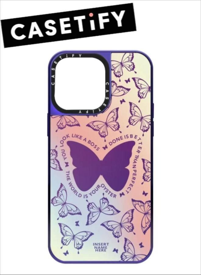 Casetify Case for iPhone 14 Pro Max 6.7 inch Compatible with Magsafe Butterfly Pattern Cover