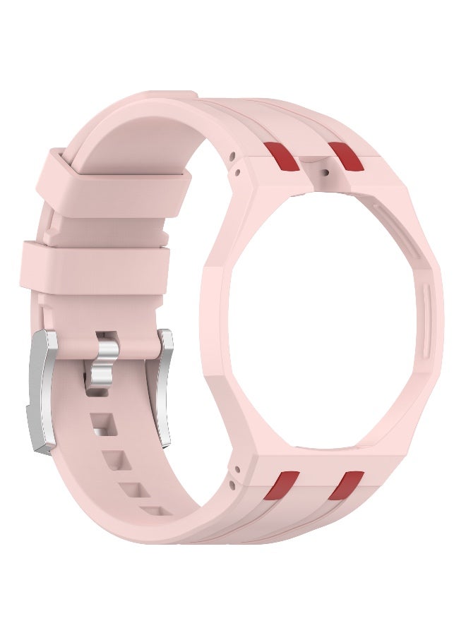 Silicone Watch Strap Compatible with AP x Swatch Royal Pop Watch – Waterproof Replacement Wrist Band, Soft Convertible Strap with 12 O'Clock Crown Design - Image 4