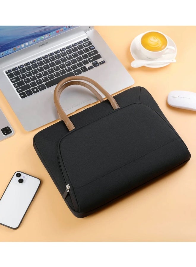 Luxury 16 Inch Laptop Bag for Business, Large Capacity Tote Bag with Multiple Compartments, High-Quality Work Commuter Briefcase for Men & Women - Image 2