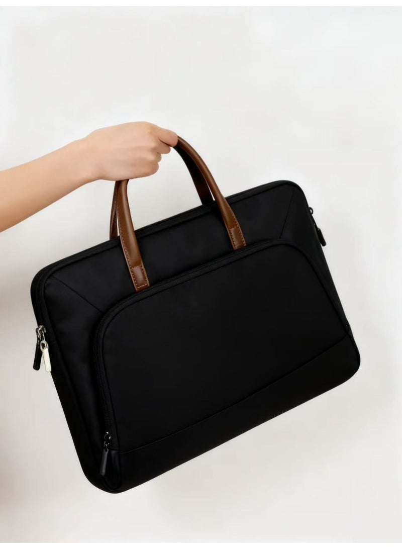 Luxury 16 Inch Laptop Bag for Business, Large Capacity Tote Bag with Multiple Compartments, High-Quality Work Commuter Briefcase for Men & Women - Image 4