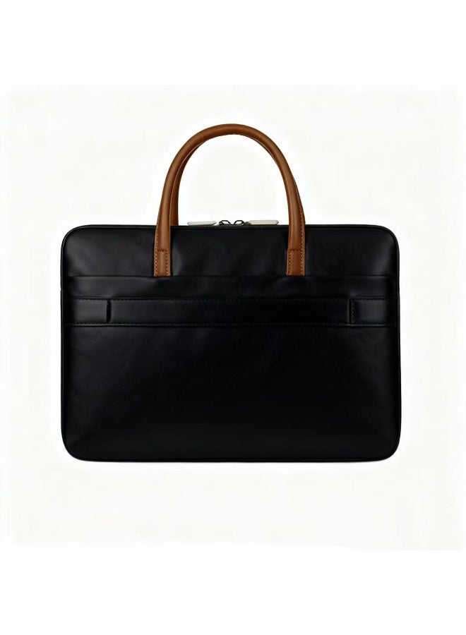 Luxury 16 Inch Laptop Bag for Business, Large Capacity Tote Bag with Multiple Compartments, High-Quality Work Commuter Briefcase for Men & Women - Image 5