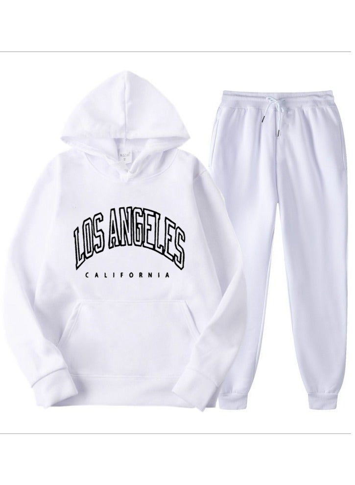 KUYING Men's Loose Sportswear And Sports Pants Two-Piece Set  - Image 1