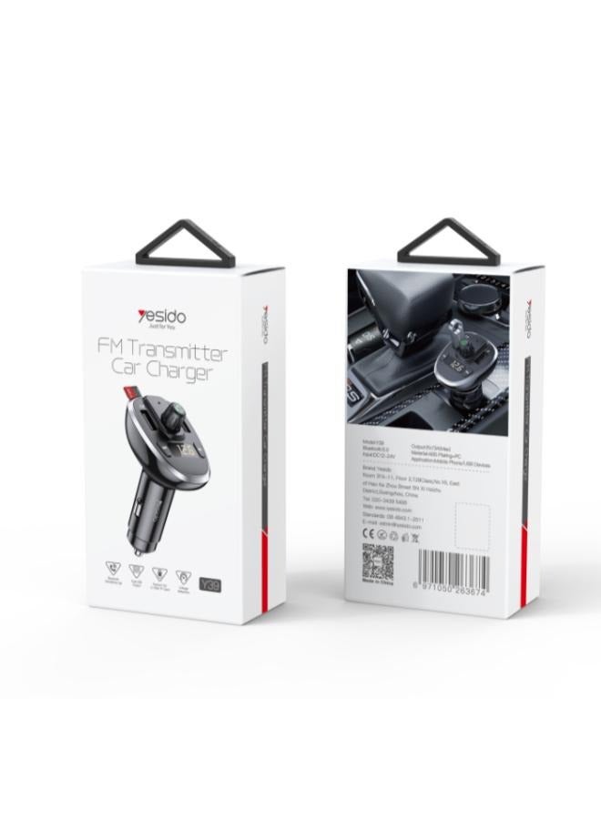 Yesido Y39 FM Bluetooth Received Car Charger - Image 5
