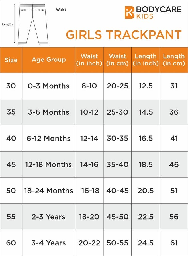 BODYCARE Girls Trackpant Pastel Pack of 1 - Image 4