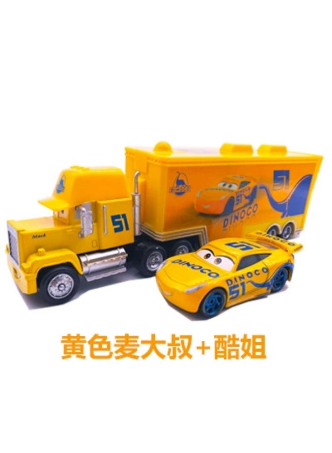 general Movie Cars 2 3 Hauler Mack Truck - Cool Girl Mack the Truck and the Mini Car