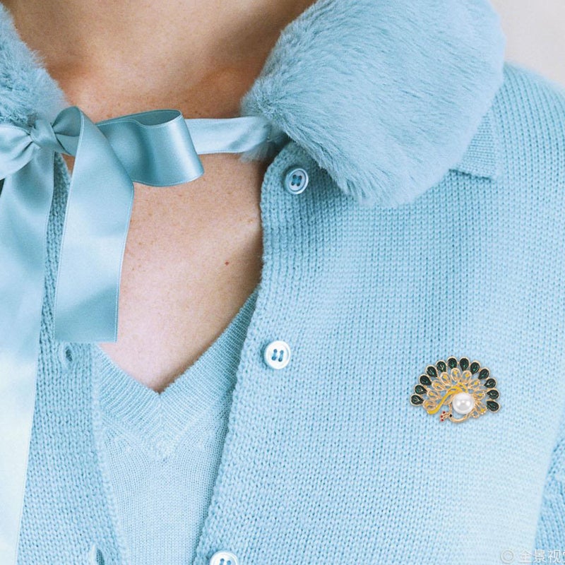 Rhinestone Peacock Brooch Pin For Women Girls Fashion Crystal Bird Animal Brooches Lapel Pins Elegant Dress Accessories Wedding Birthday Jewelry - Image 5