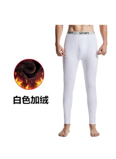 Generic Slim Fit Fleece Lined TrousersWhite (thickened fleece-lined) White (thickened fleece-lined) 
