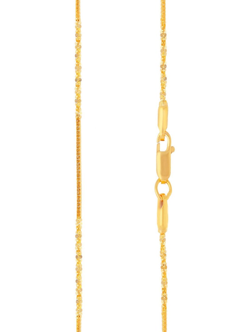 Malabar Gold and Diamonds 22 Karat 916 Purity Yellow Gold Chain AICHDYC30P47Y16 For Women - Image 2