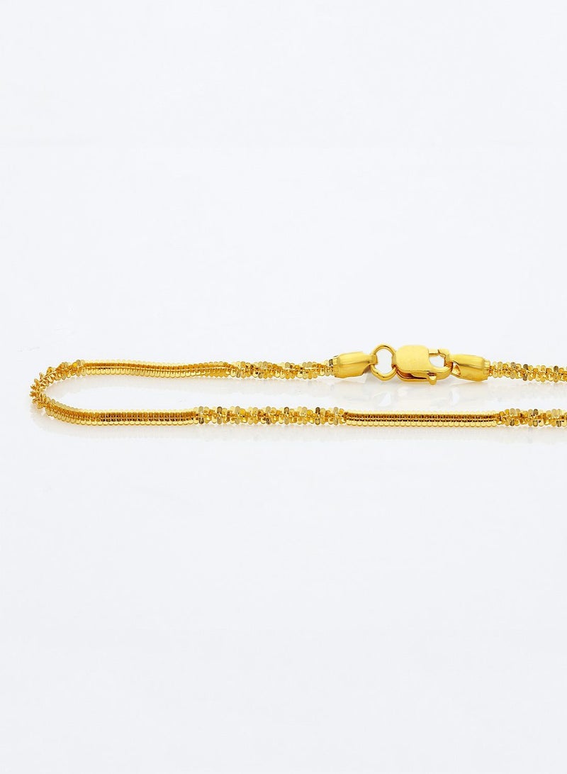 Malabar Gold and Diamonds سلسلة ذهب أصفر نقاء 22 قيراط 916 AICHDYC30P47Y16 للنساء  - Image 3