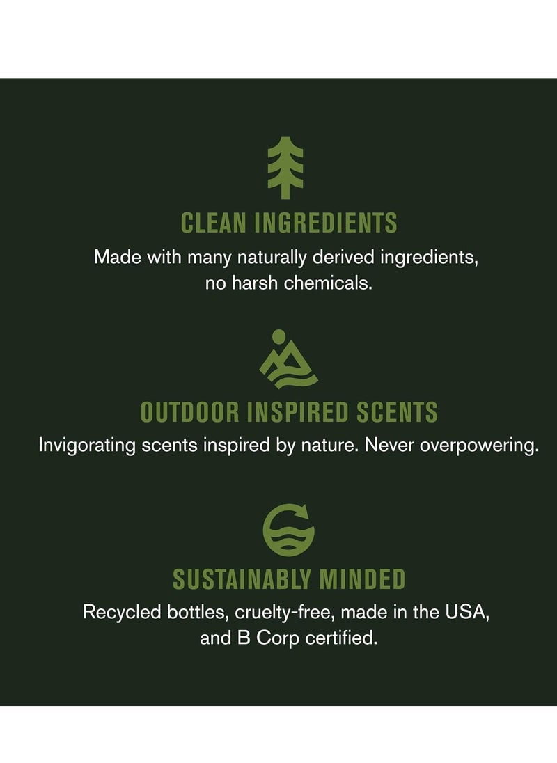 Every Man Jack - Every Man Jack Men's 2-in-1 Daily Shampoo + Conditioner Variety Pack - Includes 3 Outdoor Inspired Scents Scents - Amber + Sandalwood, Cedar + Red Sage, Sea Minerals + Citron, 13.5 oz (3 Pack) - Image 1