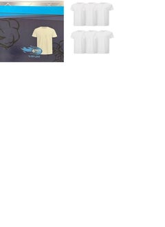 Generic Round half sleeve T-shirt, 100% cotton, Egyptian made (6 pieces).  - Image 3