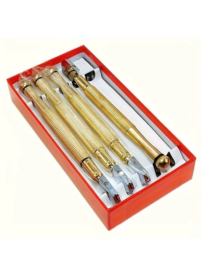 Golden Manual Diamond Glass Cutter Precision Tool For Tiles And Mirrors - Image 3