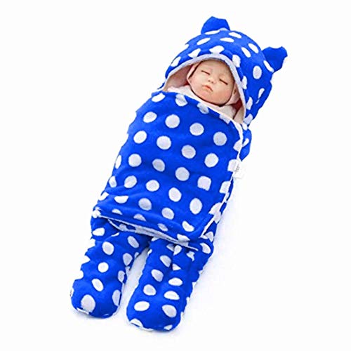 BRANDONN Baby Blanket Newborn Gift Pack of Swaddle Wrapper, 0-9 Months, Length 68 cm x Width 68 cm - Image 1