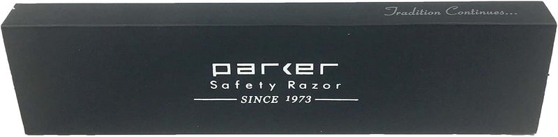 Parker Safety Razor Parker Men’s SR1 Stainless Steel Straight Edge Razor with 5 Platinum Blades - Image 4