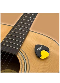 A010A Plectrum Pick Holder Case Mediator Self Adhesive Triangle Shape for Guitar Ukulele