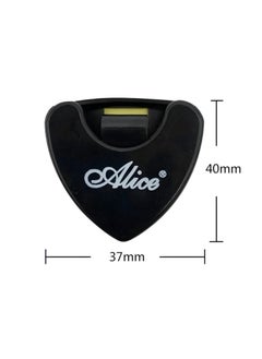 Alice A010A Plectrum Pick Holder Case Mediator Self Adhesive Triangle Shape for Guitar Ukulele  - Image 3