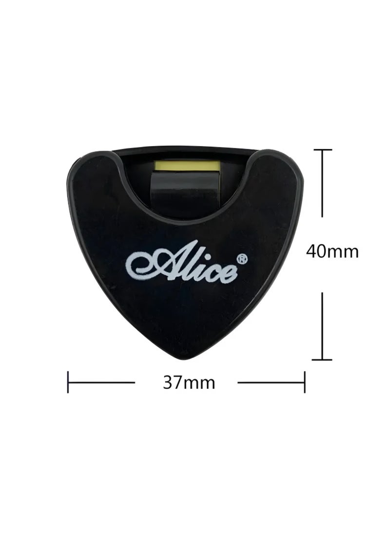 Alice - A010A Plectrum Pick Holder Case Mediator Self Adhesive Triangle Shape for Guitar Ukulele - Image 1
