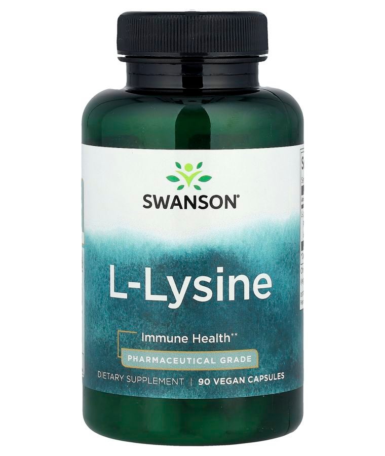 L-Lysine 90 Vegan Capsules (500 mg per Capsule)