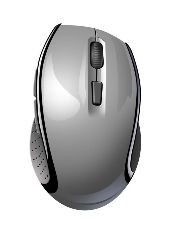 NIBEMINENT X5 Wireless Voice Mouse Black/Grey - Image 1