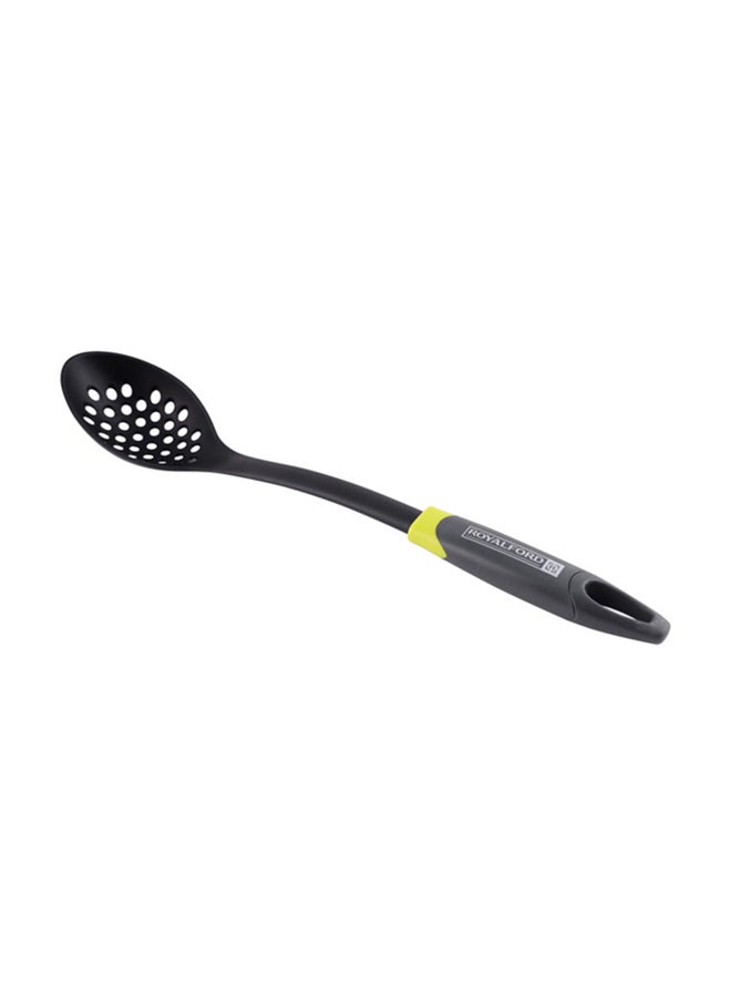 Royalford Slotted Design Spoon Black/Yellow - Image 1