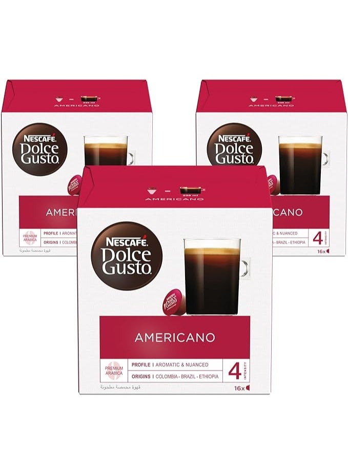 dolce NESCAFÉ DOLCE GUSTO Americano American Coffee Capsules (48 Capsules, 48 Cups) - Image 2