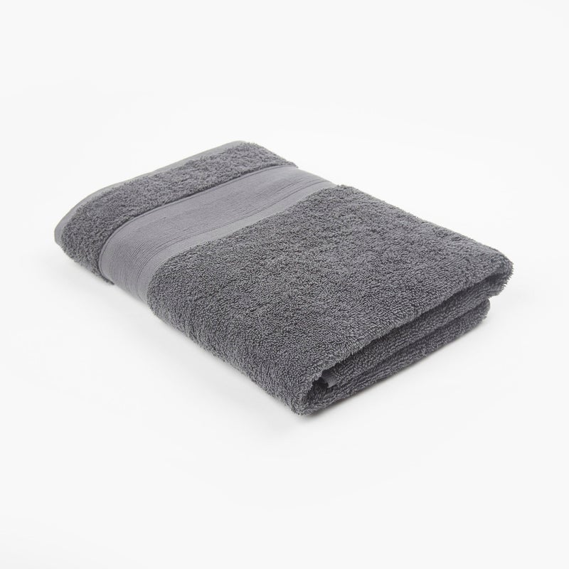 Home Centre Color Refresh Essence Cotton Bath Towel, Grey - 70x140cm - Image 4