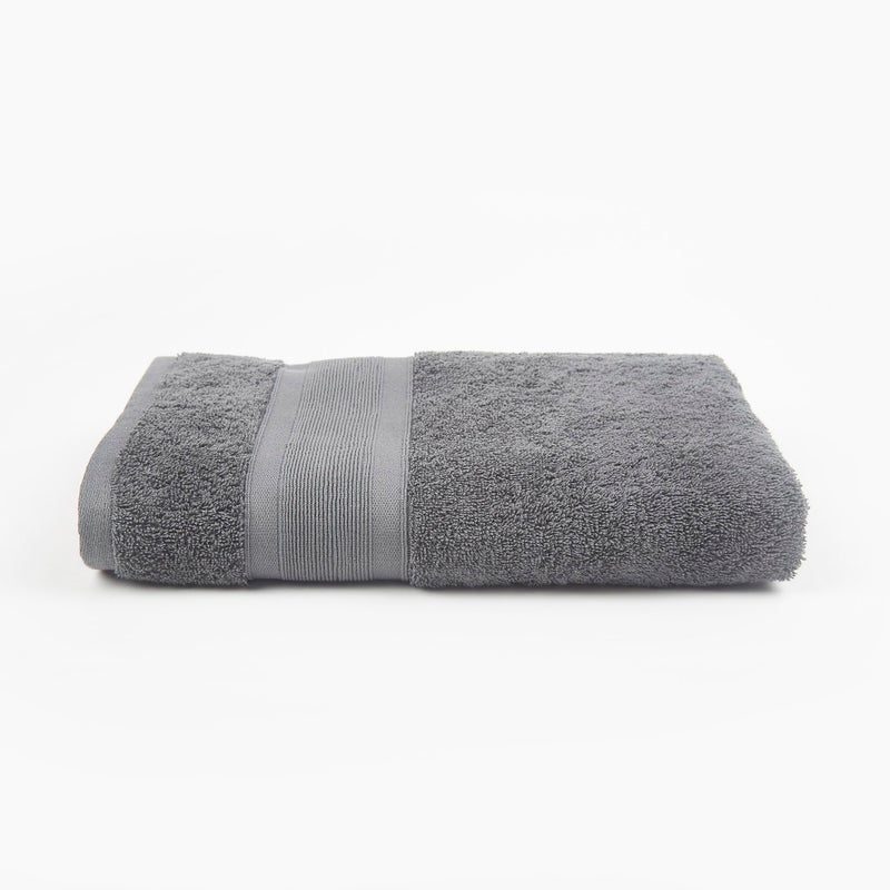 Home Centre Color Refresh Essence Cotton Bath Towel, Grey - 70x140cm - Image 5