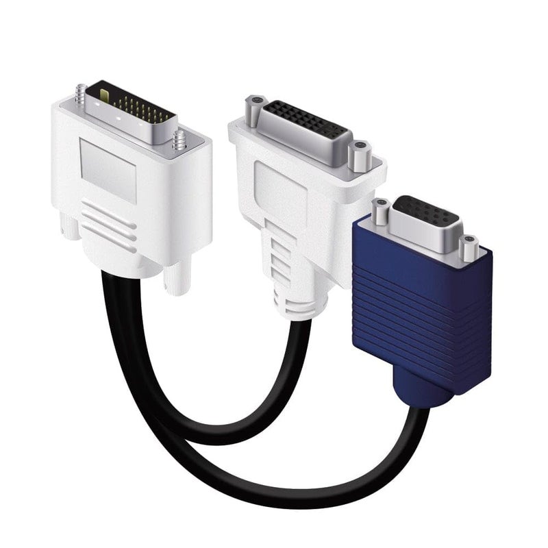 Professional DVI to DVI and VGA Video Splitter Cable - Image 2