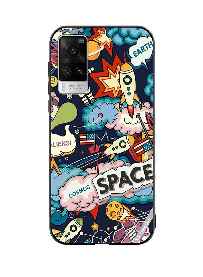 VR CREATIVE Protective Case Cover For Vivo X60 Pro Space Design Multicolour - Image 1