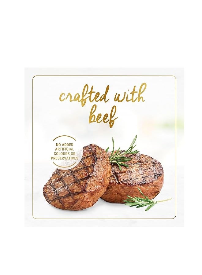 فانسي فيست اكل رطب للقطط (عبوة من 24 قطعة) بنكهة اللحم البقري من بيورينا فانسي فيست، 85 جرام ، كل مراحل الحياة، - Image 2