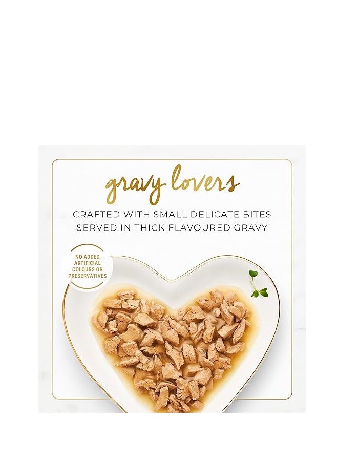 فانسي فيست اكل رطب للقطط (عبوة من 24 قطعة) بنكهة اللحم البقري من بيورينا فانسي فيست، 85 جرام ، كل مراحل الحياة، - Image 3