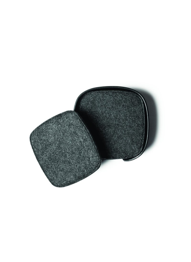 DailyObjects DailyObjects Squircle Felt Coaster Set of 4 Grey  - Image 1