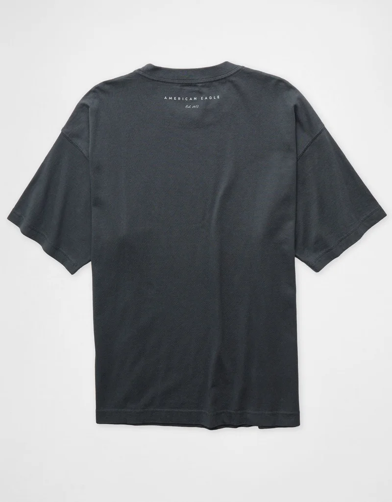 امريكان ايجل تي-شيرت فضفاض مزين بطبعة