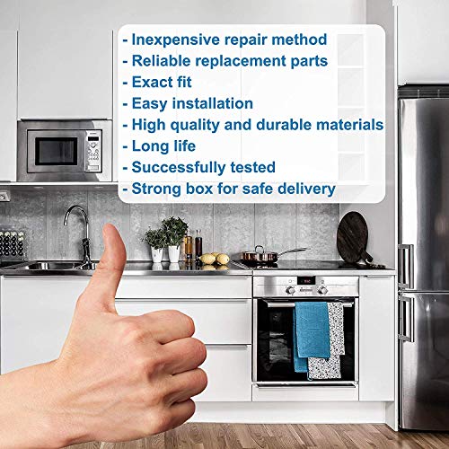 HQRP 14-1/8 inch Glass Turntable Tray fits GE WB49X10063 WB49X10193 CVM2072SM1SS DVM1850DM2BB EMO4000JBB01 HDM1853BJ01 JNM1851DM2BB JVM1840AD001 JVM1842WD001 Microwave Oven Cooking Plate 360mm - Image 5