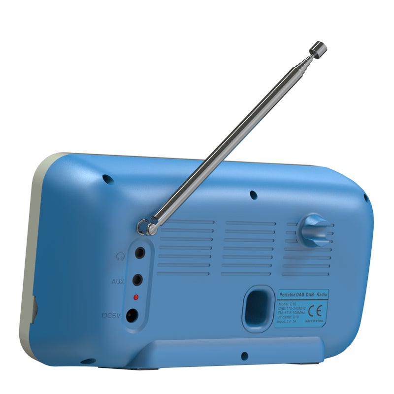 Digital AM FM Radio Portable, Rechargeable Radio Digital Tuner, Supports TF USB Port, Sleep Timer and Hand-Free for Home or Outdoor - Image 2