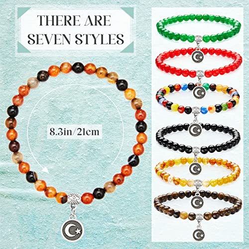 Jadive سلسلة تسبيح إسلامية 7 قطع مع خرزات صلاة للمسلمين، 33 خرزة، 6 مم، سلسلة مسابحة وسلسلة تسبيح، مجوهرات مسلمة للنساء، هدايا إسلامية، هدايا عيد (أسلوب جديد) - Image 2