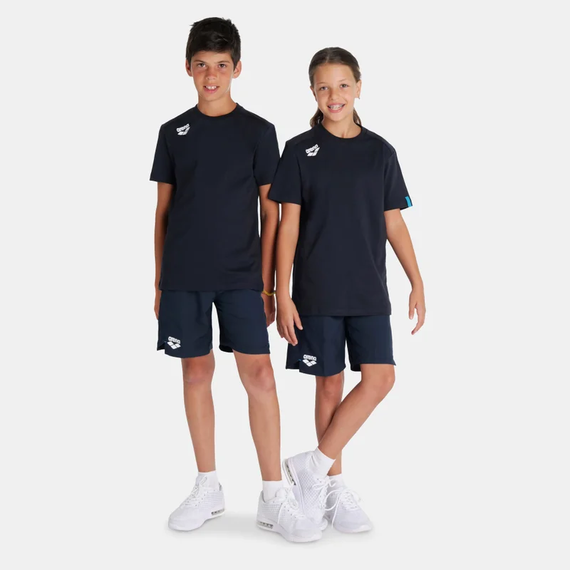 Arena Blue Kids' Team Panel T-Shirt  | Best Price UAE