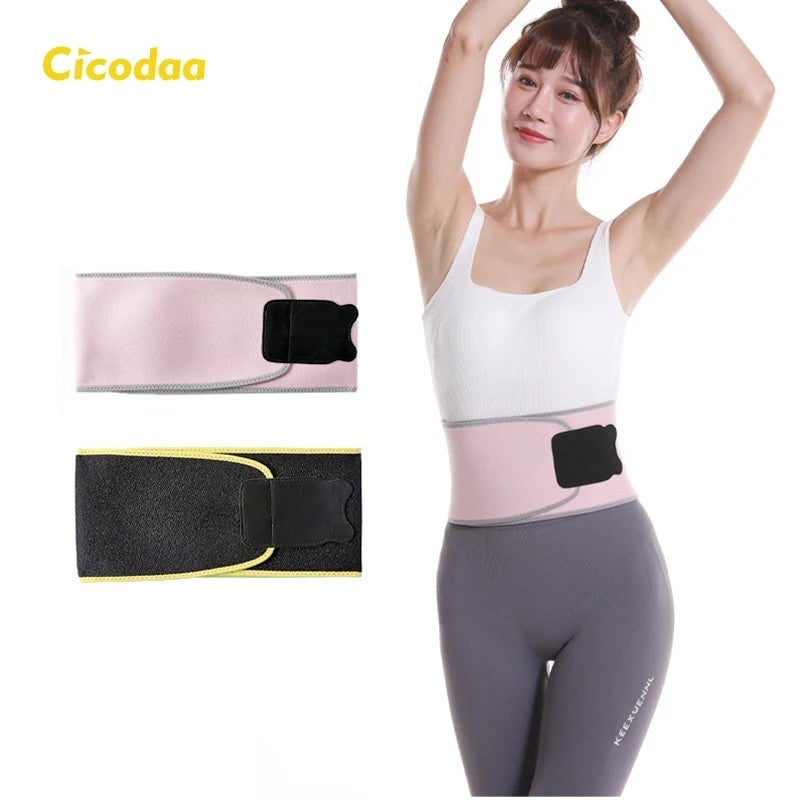 Bluejw High Quality Neoprene Waist Trimmer - Slimming Belt Sweat Band for Dance, Fitness & Beauty - Image 2