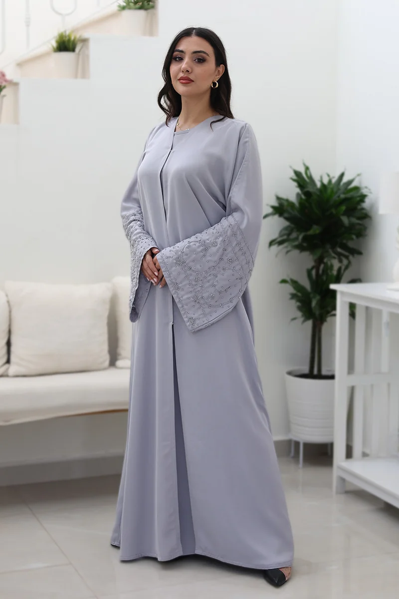 NUKHBAA Ethereal Grace Abaya-762