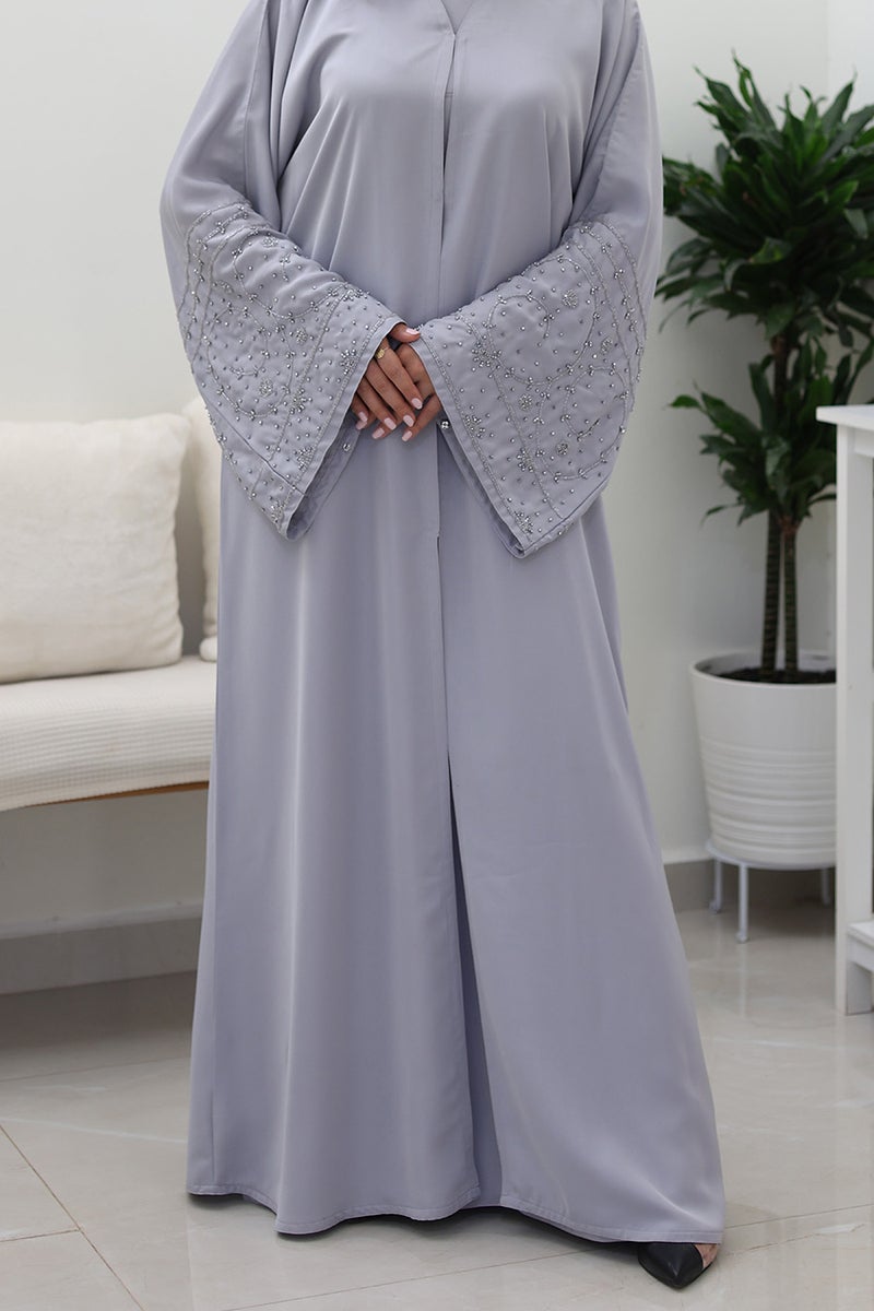 NUKHBAA Ethereal Grace Abaya-762 - Image 4