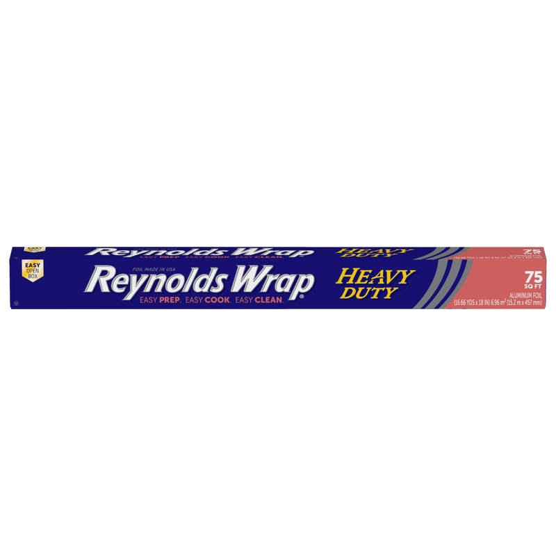 Reynolds Wrap Heavy Duty Aluminum Foil 18 Inch Width 75 Square Feet