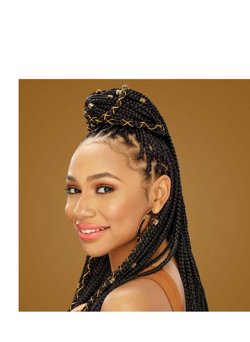 African Pride - African Pride Black Castor Miracle Braid & Scalp Cleansing Rinse - Removes Hair Build Up & Soothes Scalp, No Frizz, Contains Black Castor Oil, Micellar Water, Coconut Oil, Peppermint Oil, 12 oz - Image 1