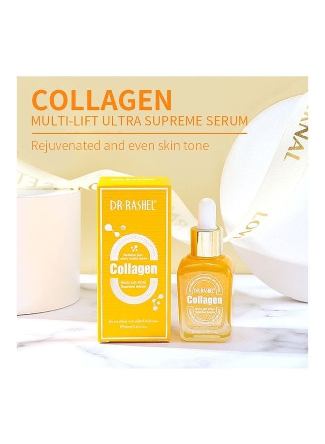 DR. RASHEL Collagen Multi-Lift Ultra Anti-Aging Supreme Face Serum Clear 30ml - Image 1