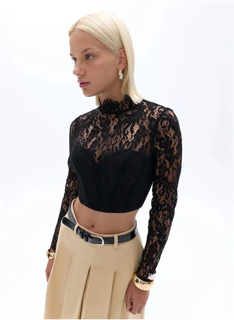 Nocturne Lace Designed Blouse