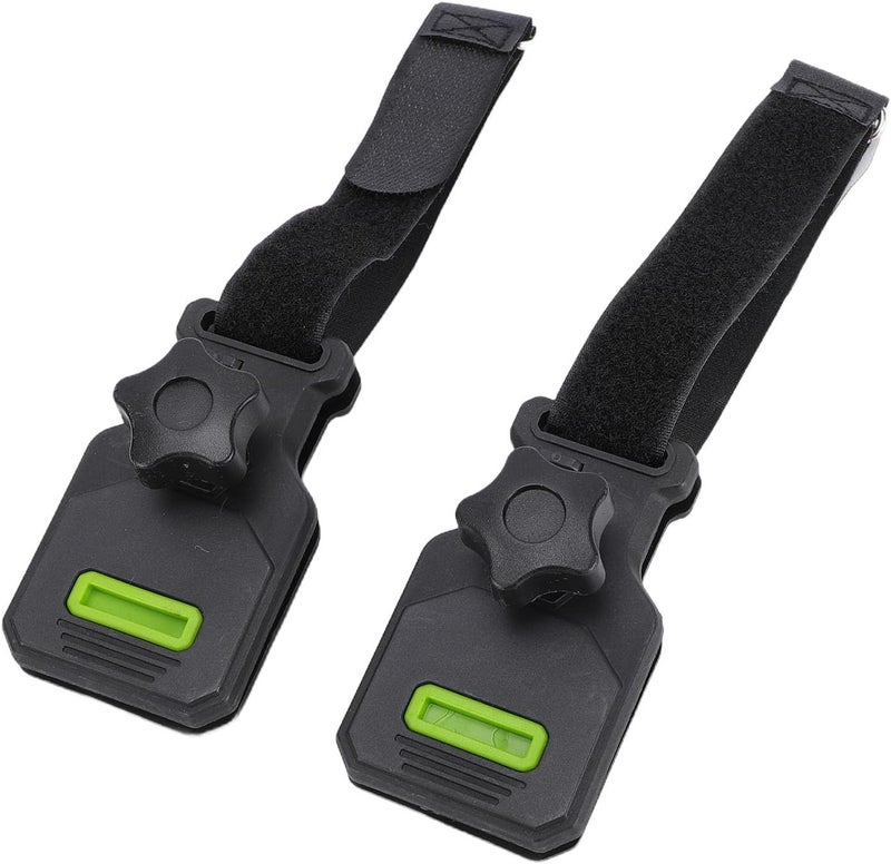 مشابك سقف الريفرانت (RV Awning Clamps) من Fabater، عبوة تحتوي على قطعتين من مشابك النايلون المقاومة للرياح مزودة بوسائد غير زلقة كإكسسوارات استبدالية، تحمي سقف الريفرانت من الأضرار الناجمة عن الرياح وضوضاء الهبوب. - Image 1