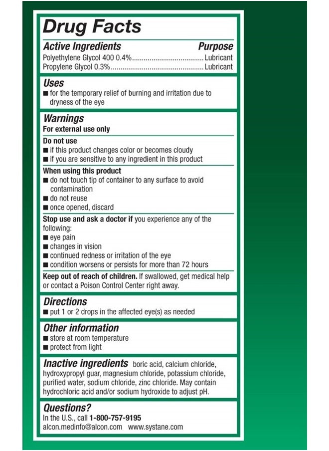 Systane - Long Lasting Lubricant Eye Drops Vials Eye Drops, 30 Count (Pack of 1) - Image 1