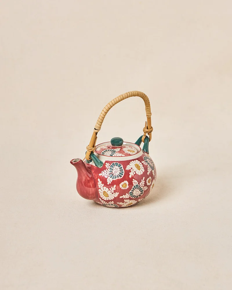 Chumbak Wildflower Tea Kettle, 650ml | Lost in Paradise