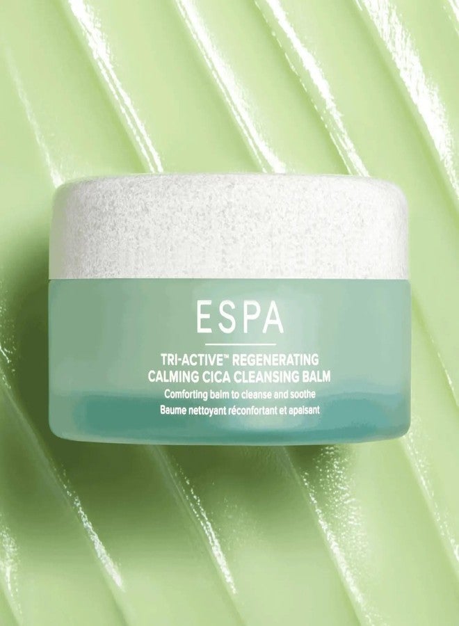 ESPA | Tri-Active Regenerating Calming CICA Cleansing Balm | 100g | Cleanse & Soothe | Menopause-Friendly - Image 4